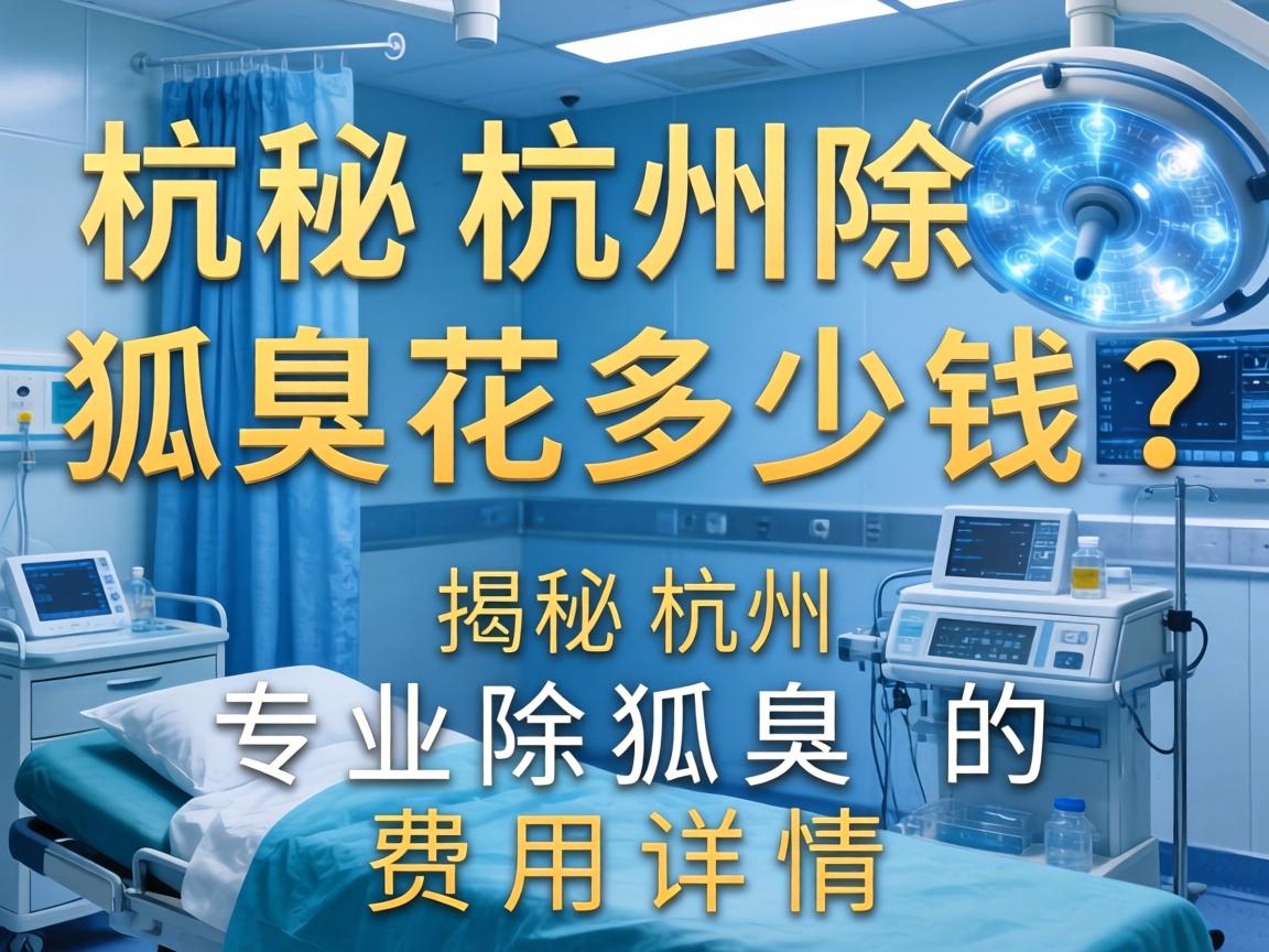 杭州除狐臭花多少钱？揭秘杭州专业除狐臭的费用详情