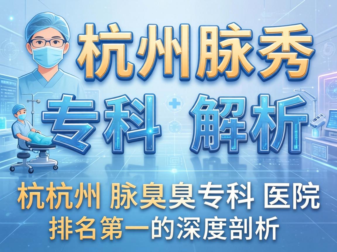 杭州腋秀腋臭专科解析，杭州腋臭专科医院排名第一的深度剖析