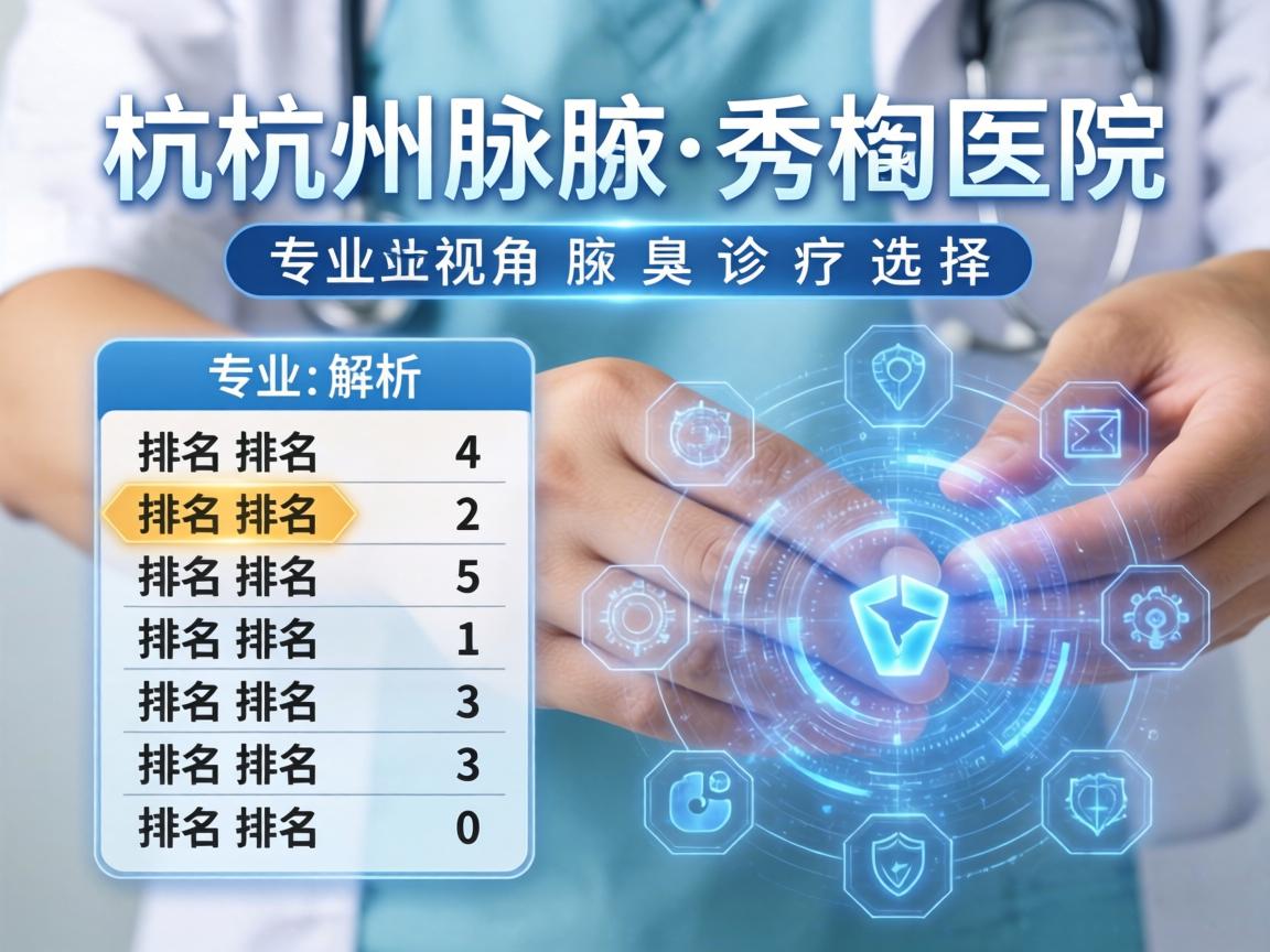 杭州腋秀医院排名解析,专业视角下的腋臭诊疗选择 杭州腋秀医院排名解析,专业视角下的腋臭诊疗选择