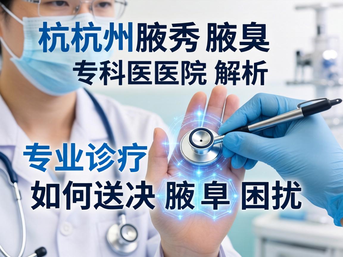 杭州腋秀腋臭专科医院解析,专业诊疗如何解决腋臭困扰 杭州腋秀腋臭专科医院解析,专业诊疗如何解决腋臭困扰