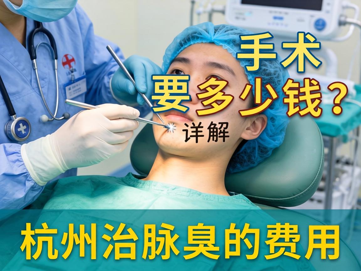 杭州腋臭手术要多少钱？详解杭州治腋臭的费用