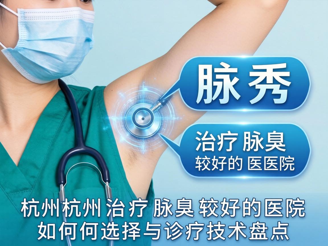 杭州腋秀解析，杭州治疗腋臭较好的医院如何选择与诊疗技术盘点