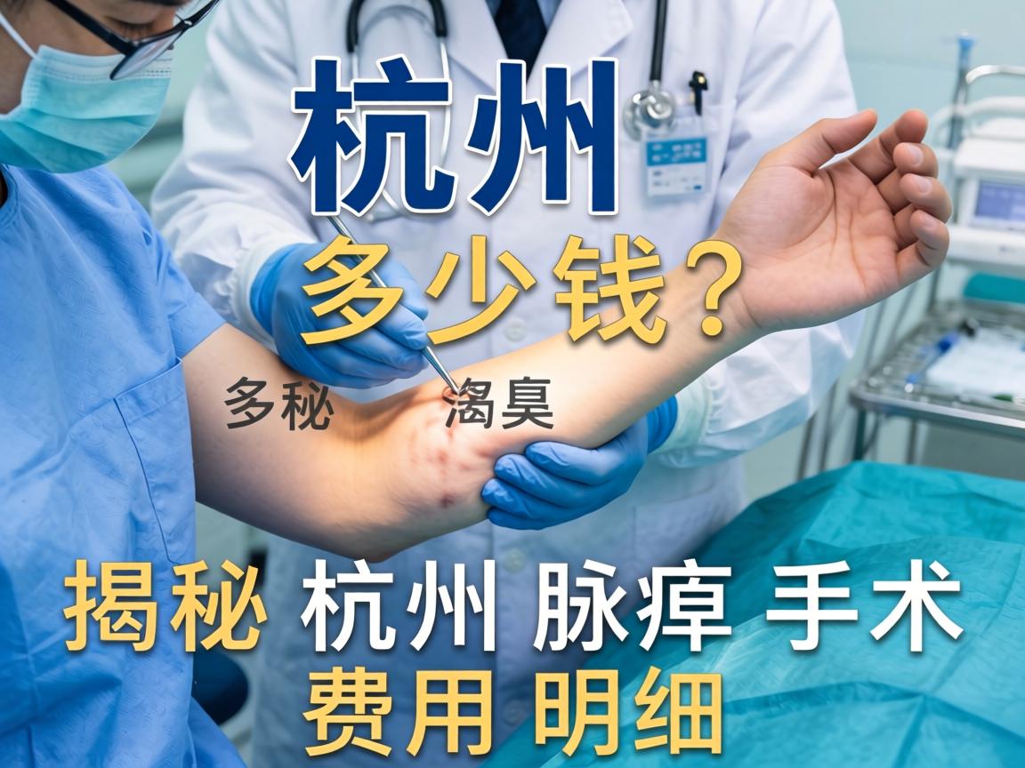 杭州腋臭手术多少钱？揭秘杭州腋臭手术费用明细