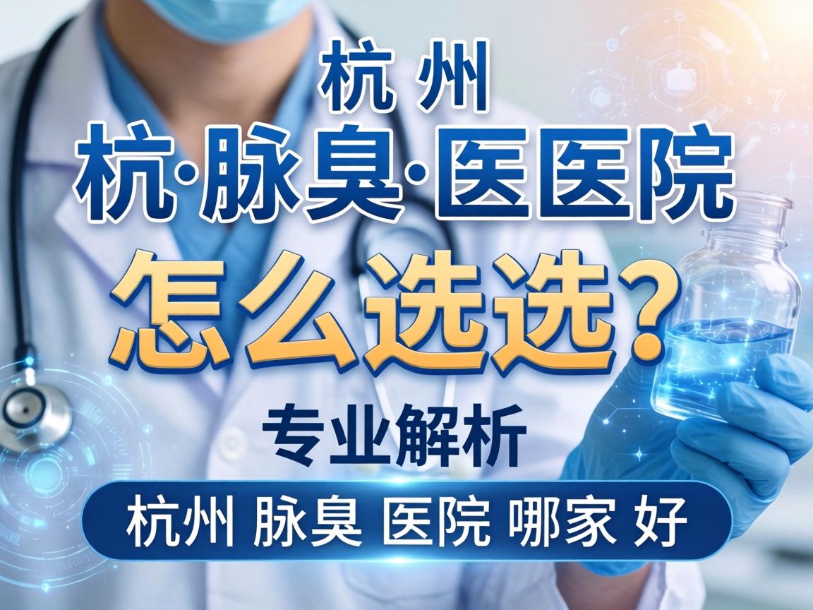 杭州腋臭医院怎么选？专业解析杭州腋臭医院哪家好