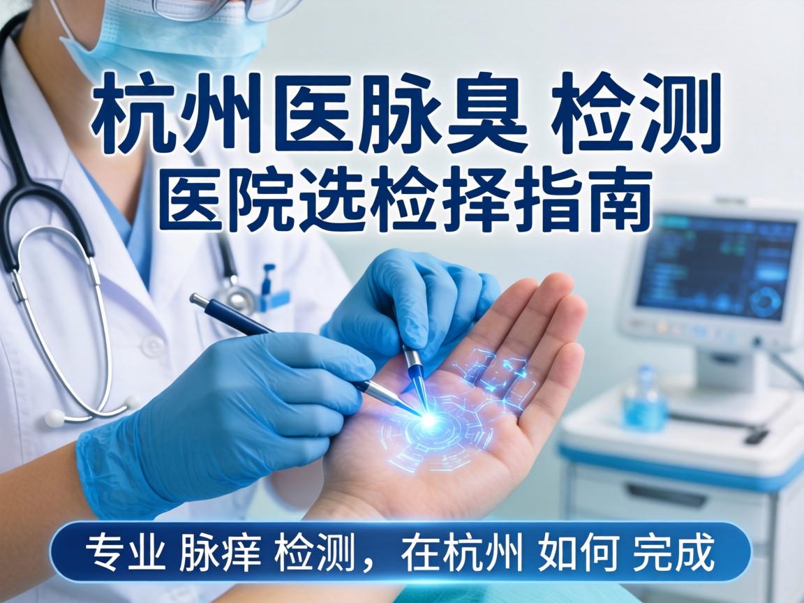 杭州腋臭检测医院选择指南，专业腋臭检测在杭州如何完成