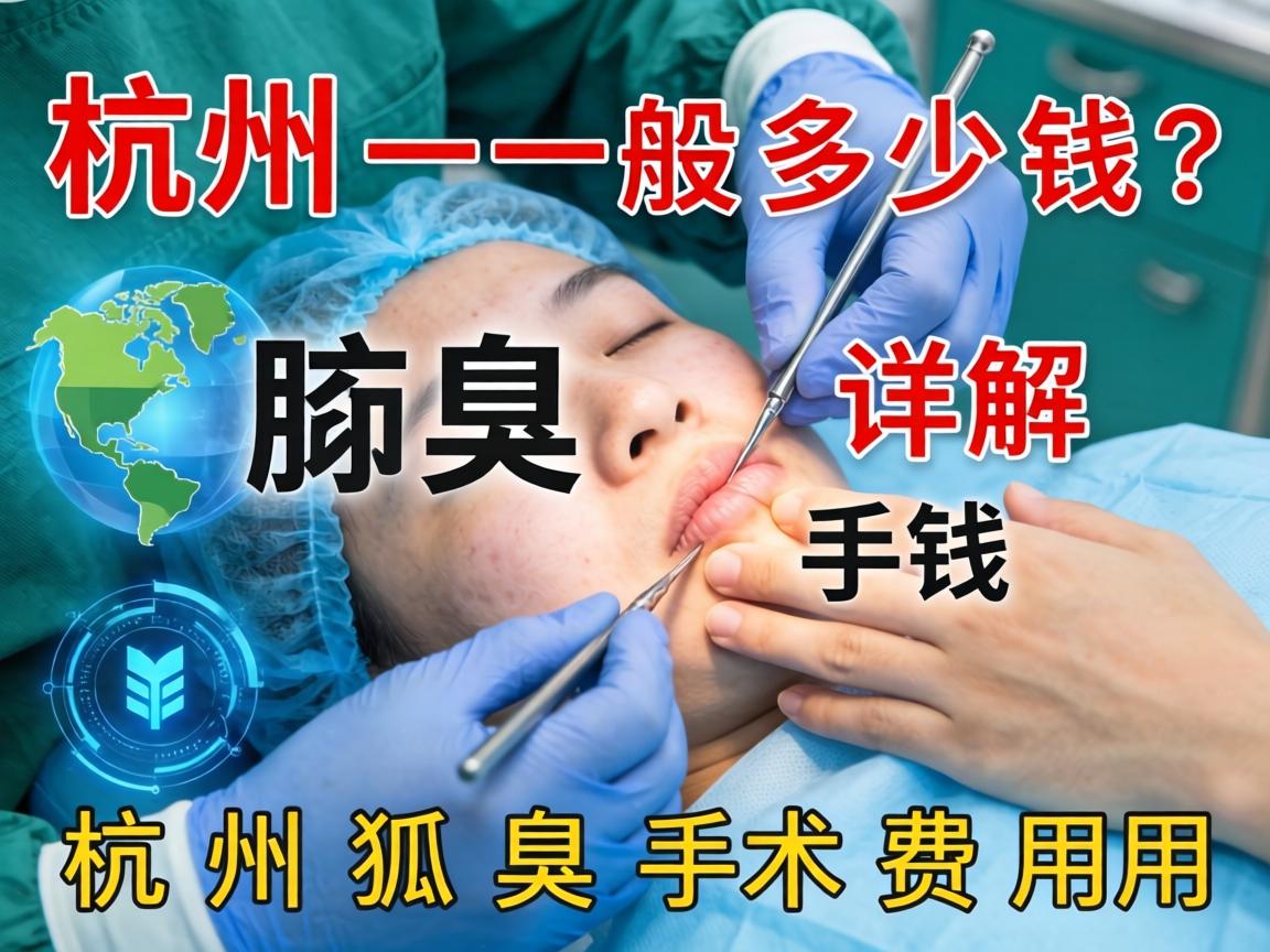 杭州腋臭手术一般多少钱？详解杭州狐臭手术费用