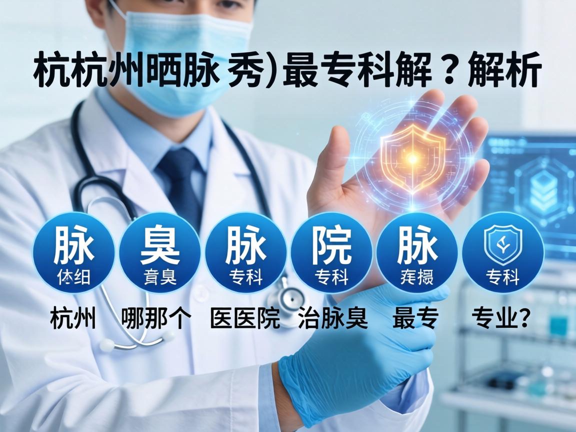 杭州腋秀腋臭专科解析，杭州哪个医院治腋臭最专业？