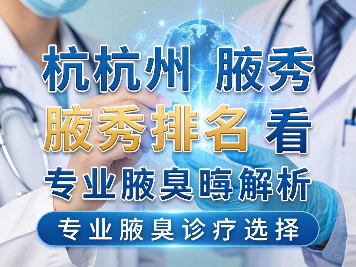 杭州腋秀排名解析,从杭州腋秀排名看专业腋臭诊疗选择 杭州腋秀排名解析,从杭州腋秀排名看专业腋臭诊疗选择