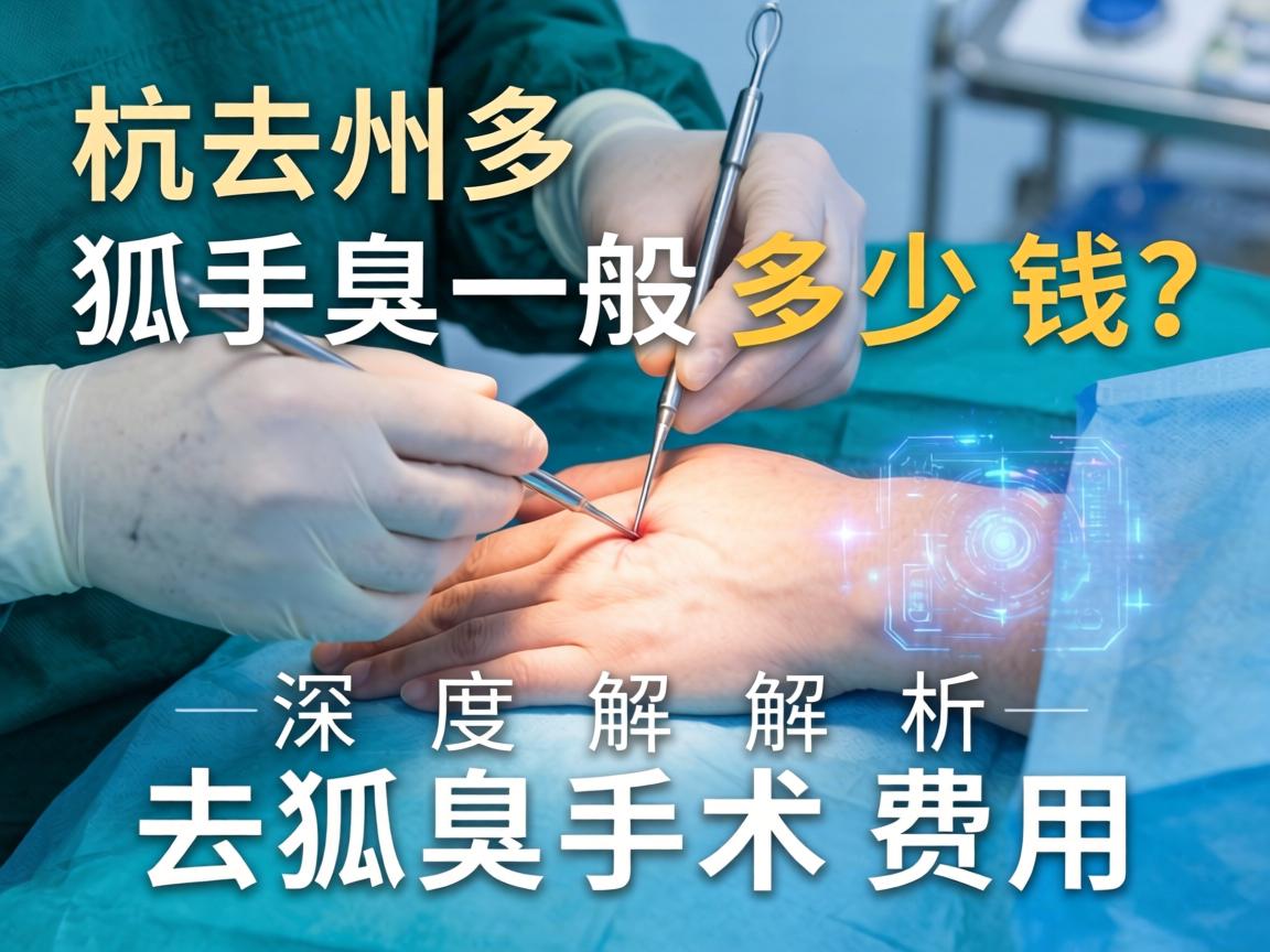 杭州去狐臭手术一般多少钱?深度解析去狐臭手术费用 杭州去狐臭手术一般多少钱?深度解析去狐臭手术费用