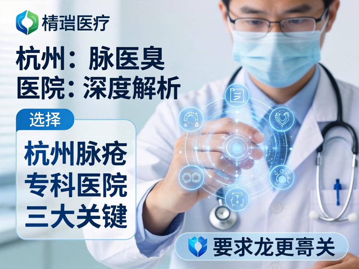 杭州腋臭医院深度解析，选择杭州腋臭专科医院的三大关键