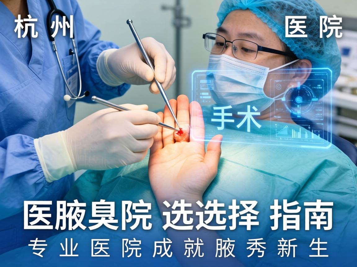 杭州腋臭手术医院选择指南,专业医院成就腋秀新生 杭州腋臭手术医院选择指南,专业医院成就腋秀新生