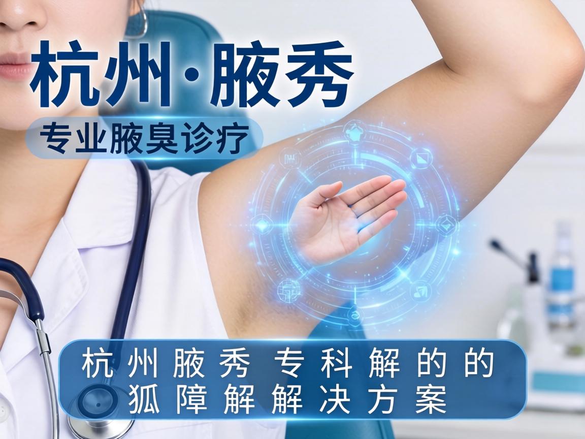 杭州腋秀解析，专业腋臭诊疗，杭州腋秀专科的狐臭解决方案