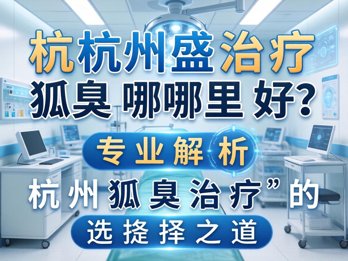 杭州治疗狐臭哪里好?专业解析杭州狐臭治疗的选择之道 杭州治疗狐臭哪里好?专业解析杭州狐臭治疗的选择之道