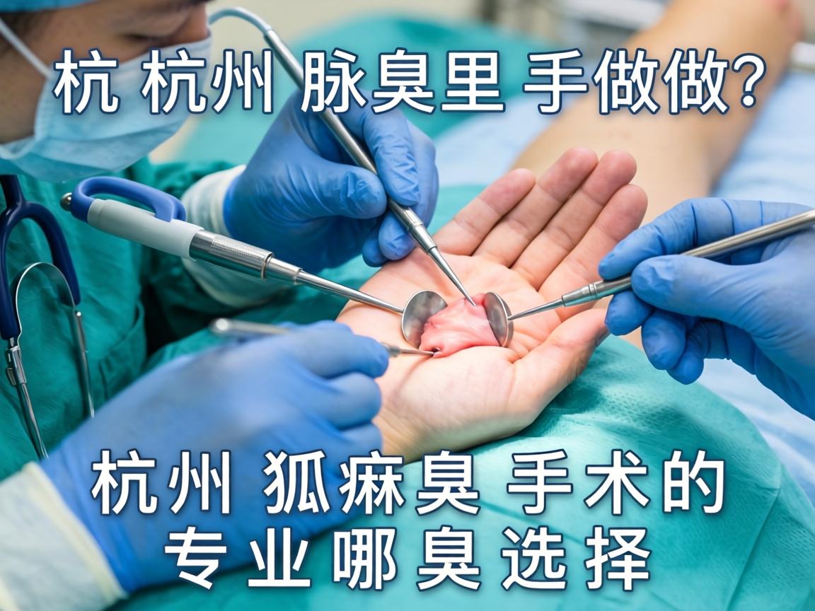 杭州腋臭手术哪里做？详解杭州狐臭手术的专业选择