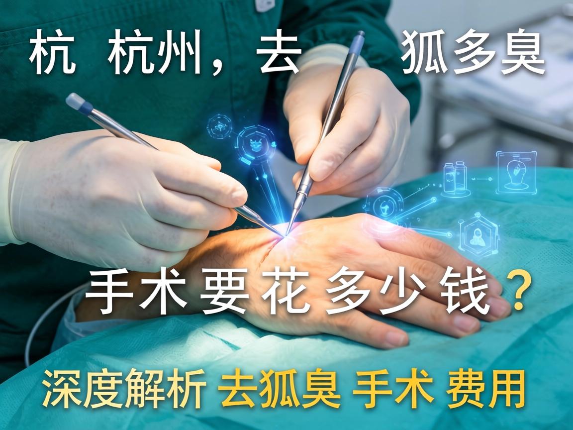 杭州去狐臭手术要花多少钱？深度解析去狐臭手术费用