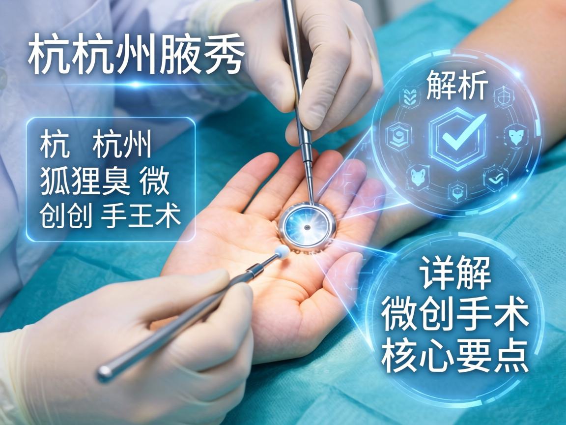 杭州腋秀解析,杭州狐臭微创手术,详解微创手术核心要点 杭州腋秀解析,杭州狐臭微创手术,详解微创手术核心要点