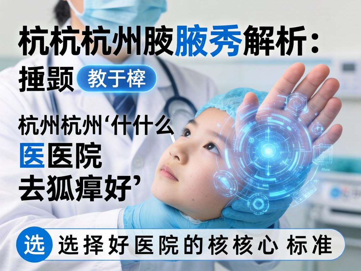 杭州腋秀解析,杭州什么医院去狐臭好,选择好医院的核心标准 杭州腋秀解析,杭州什么医院去狐臭好,选择好医院的核心标准