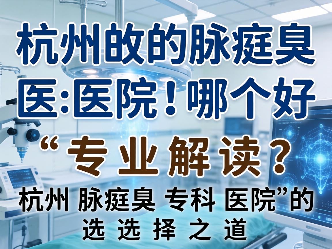 杭州腋臭医院哪个好？专业解读杭州腋臭专科医院的选择之道