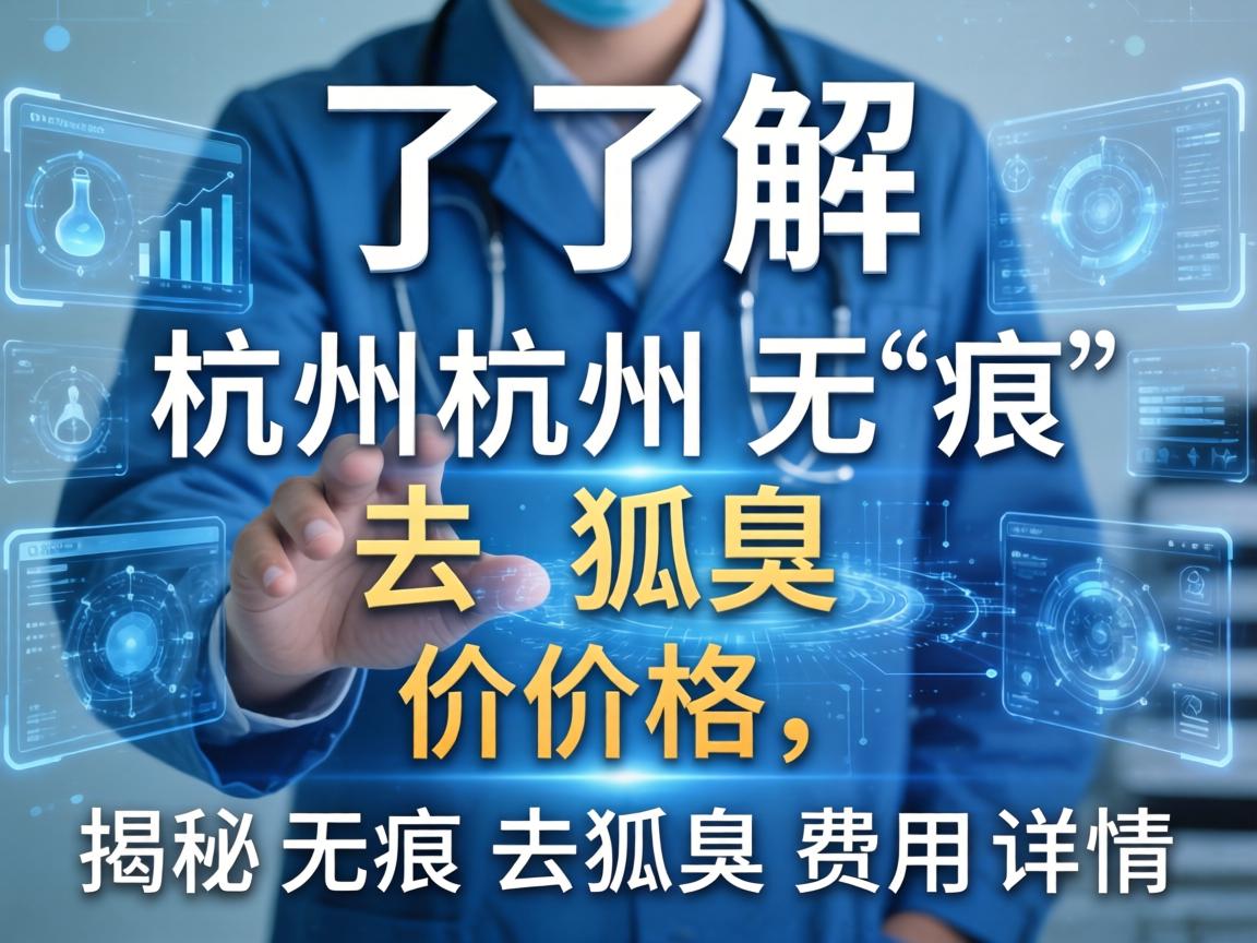 了解杭州无痕去狐臭价格，揭秘无痕去狐臭费用详情