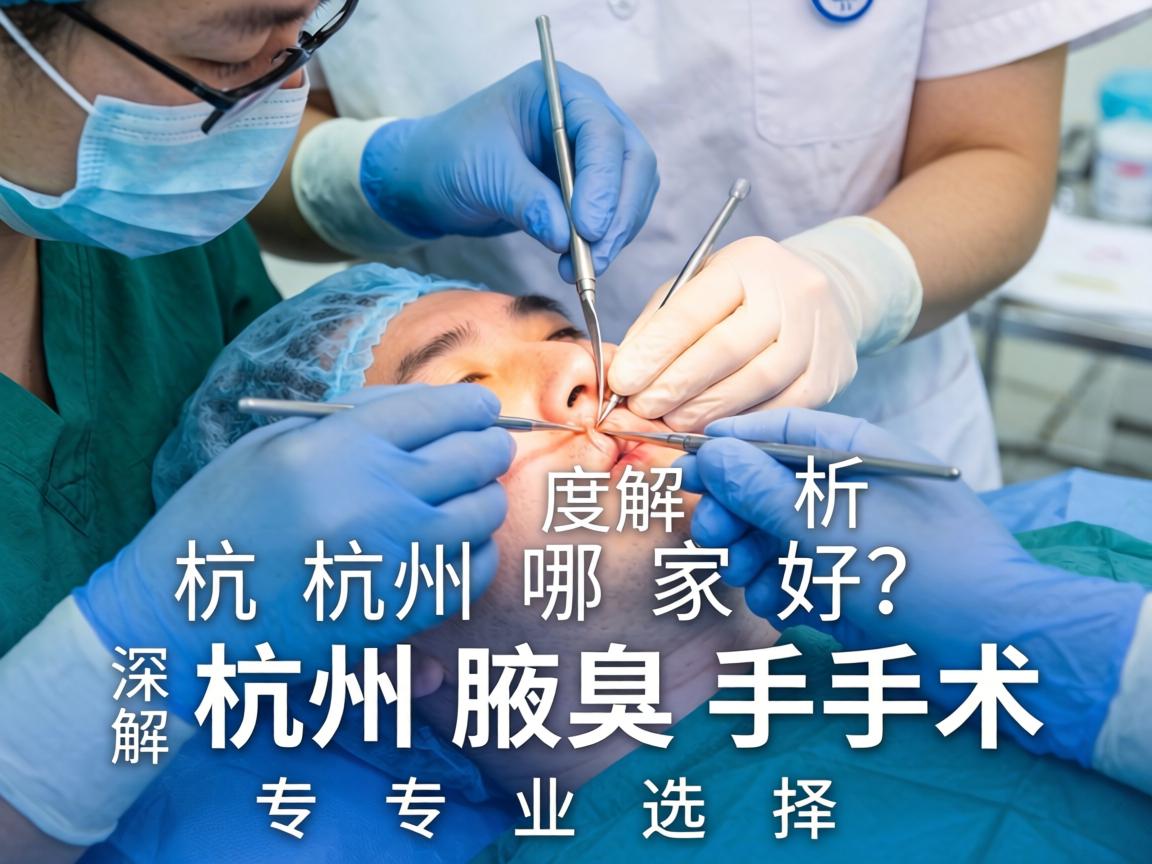 杭州腋臭手术哪家好？深度解析杭州腋臭手术专业选择