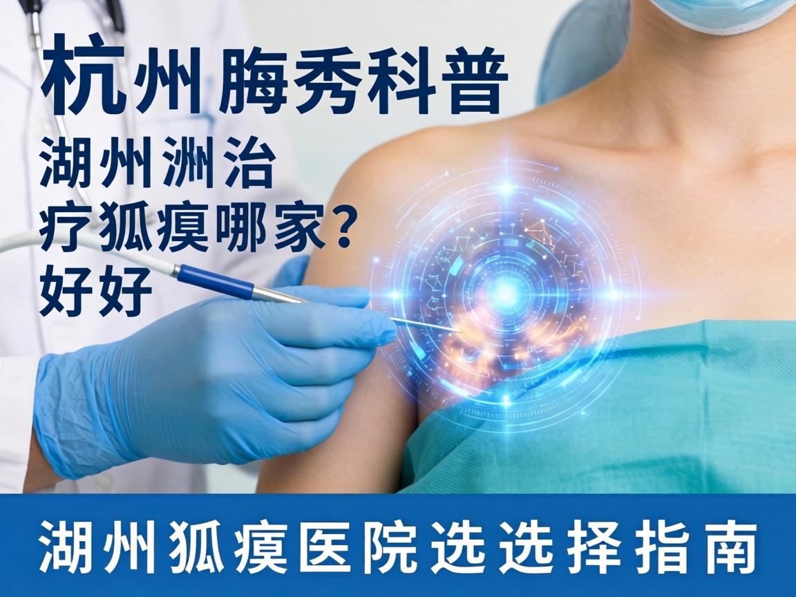 杭州腋秀科普，湖州治疗狐臭哪家好？湖州狐臭医院选择指南