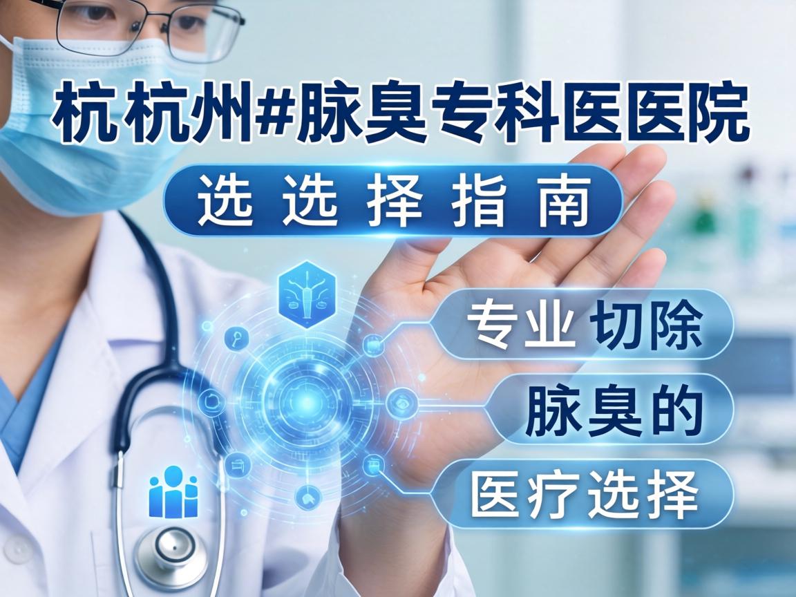杭州腋臭专科医院选择指南,专业切除腋臭的医疗选择 杭州腋臭专科医院选择指南,专业切除腋臭的医疗选择