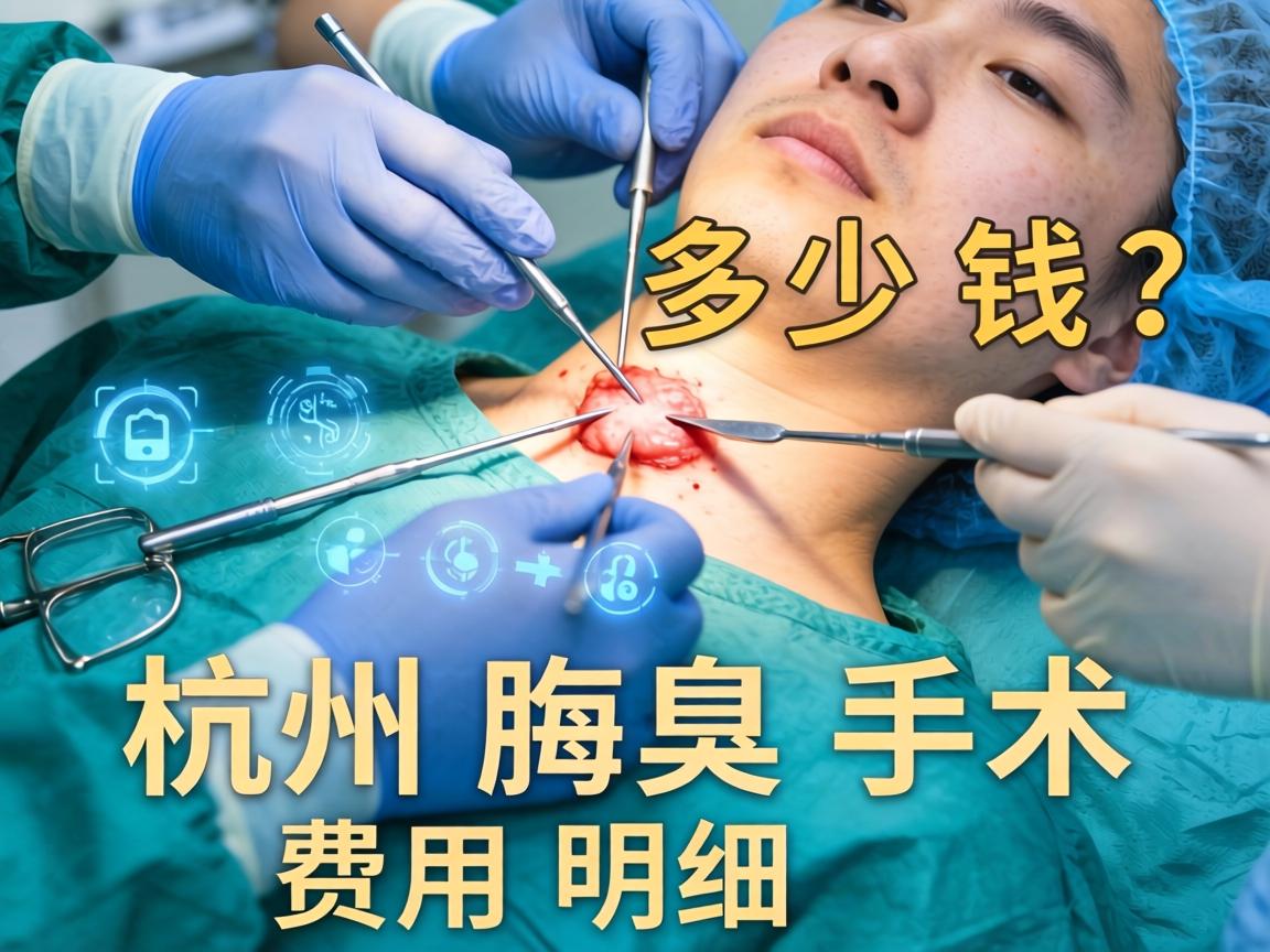 杭州腋臭手术多少钱？详解杭州腋臭手术费用明细