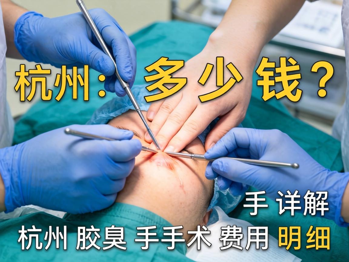 杭州腋臭手术多少钱？详解杭州腋臭手术费用明细