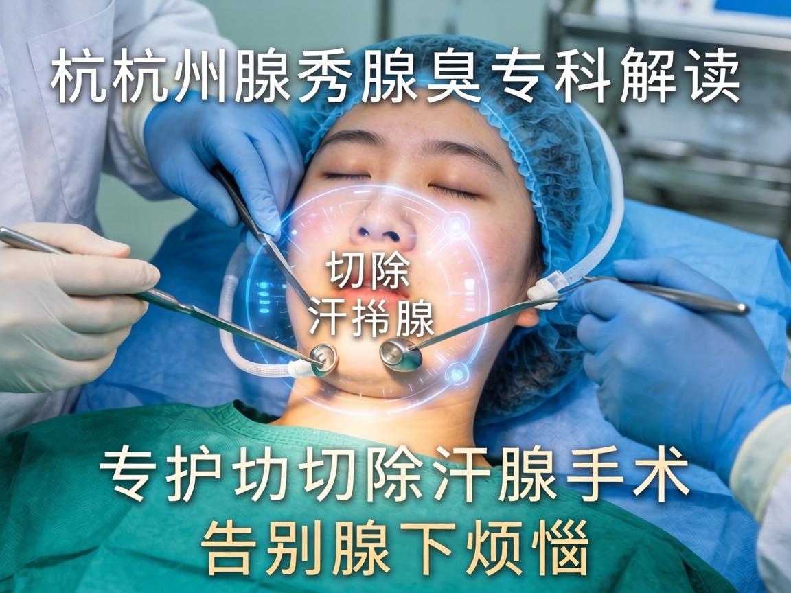 杭州腋秀腋臭专科解读，切除汗腺手术，告别腋下烦恼
