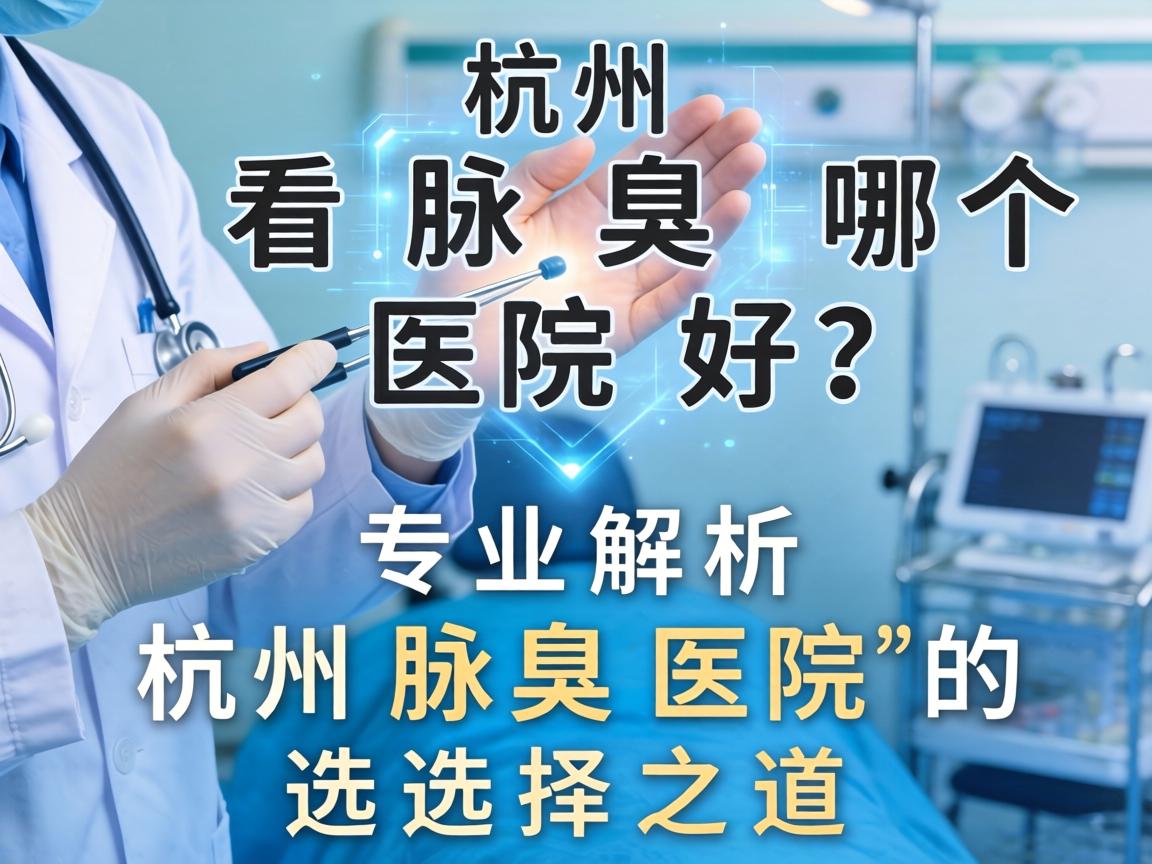 杭州看腋臭哪个医院好？专业解析杭州腋臭医院的选择之道