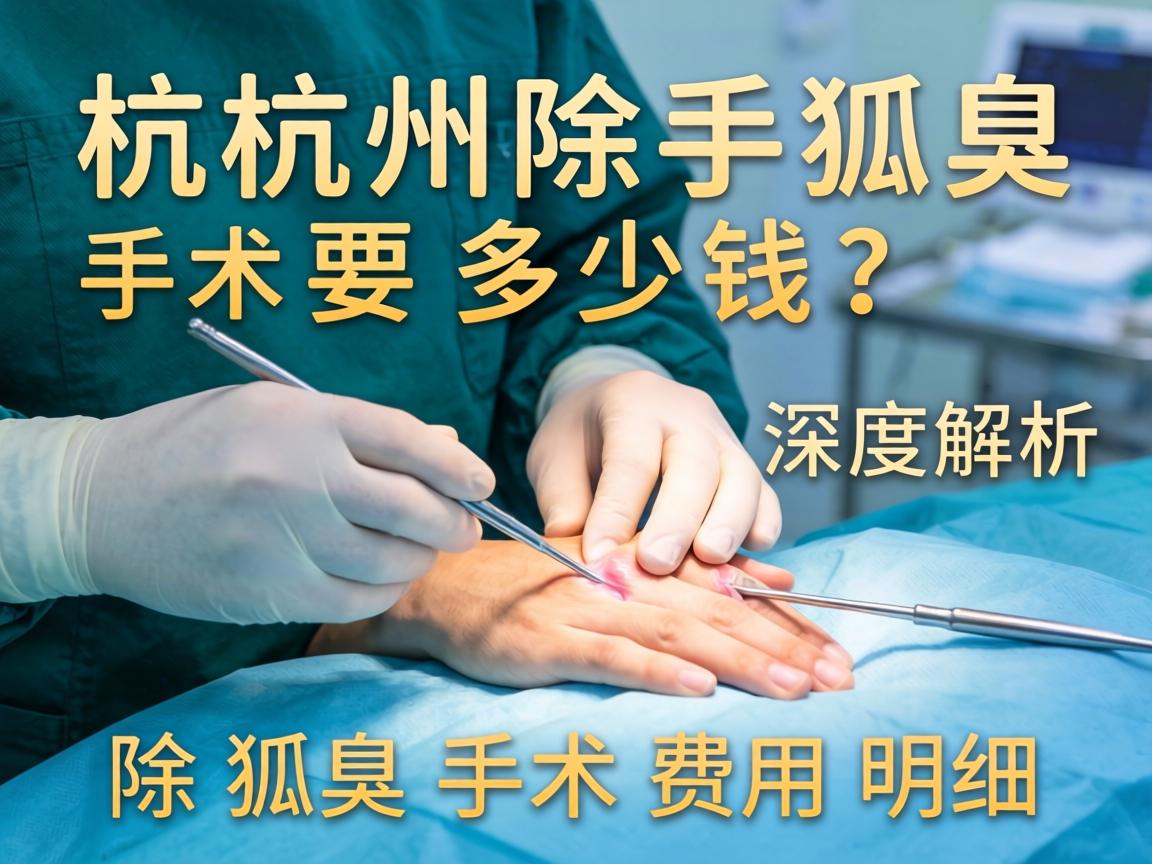 杭州除狐臭手术要多少钱?深度解析除狐臭手术费用明细 杭州除狐臭手术要多少钱?深度解析除狐臭手术费用明细