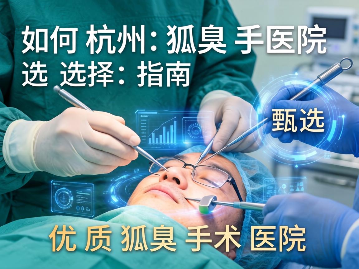 杭州狐臭手术医院选择指南,如何甄选优质狐臭手术医院 杭州狐臭手术医院选择指南,如何甄选优质狐臭手术医院