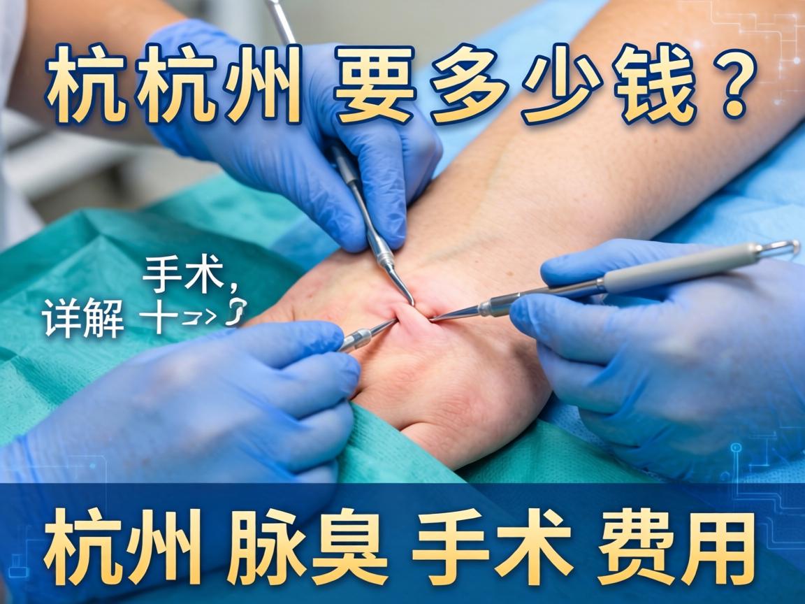 杭州腋臭手术要多少钱？详解杭州腋臭手术费用
