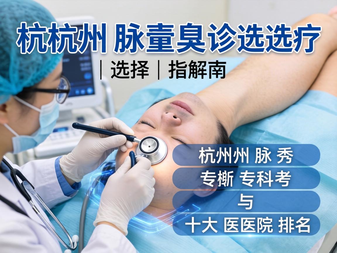 杭州腋臭诊疗选择指南，解析杭州腋秀专科与十大医院排名