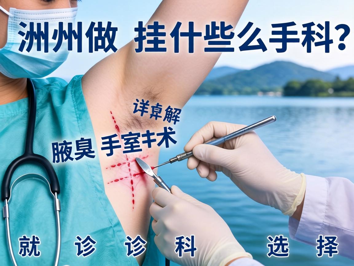 在湖州做腋臭手术挂什么科?详解腋臭手术就诊科室选择 在湖州做腋臭手术挂什么科?详解腋臭手术就诊科室选择