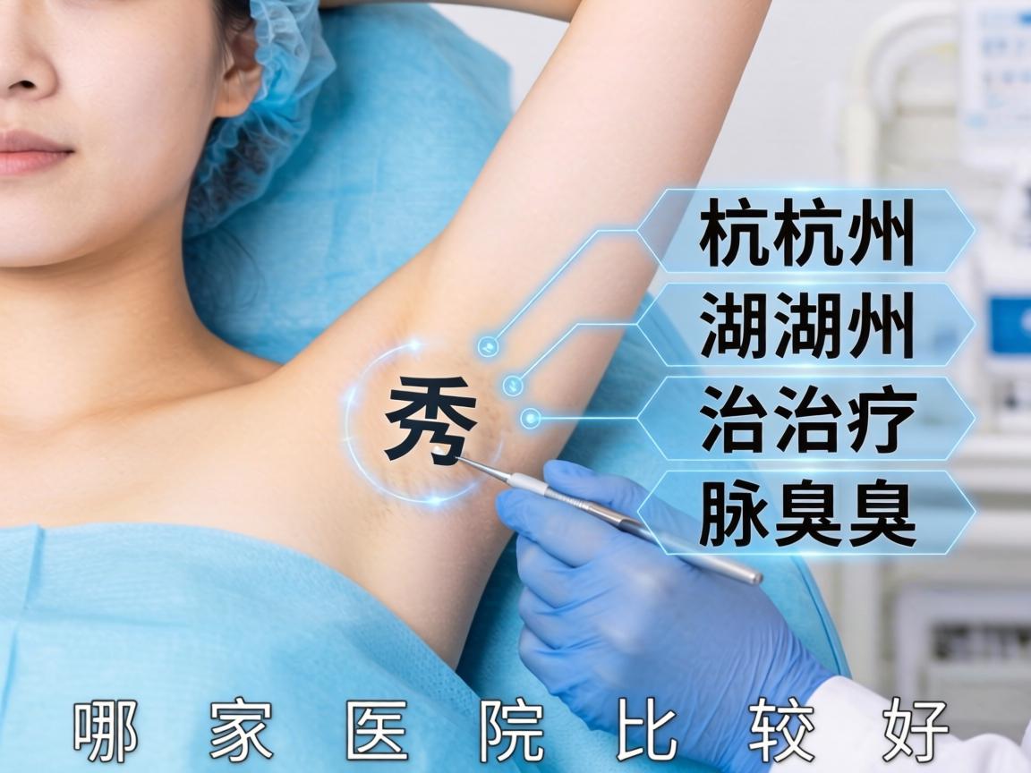 杭州腋秀解析，在湖州治疗腋臭，哪家医院比较好？