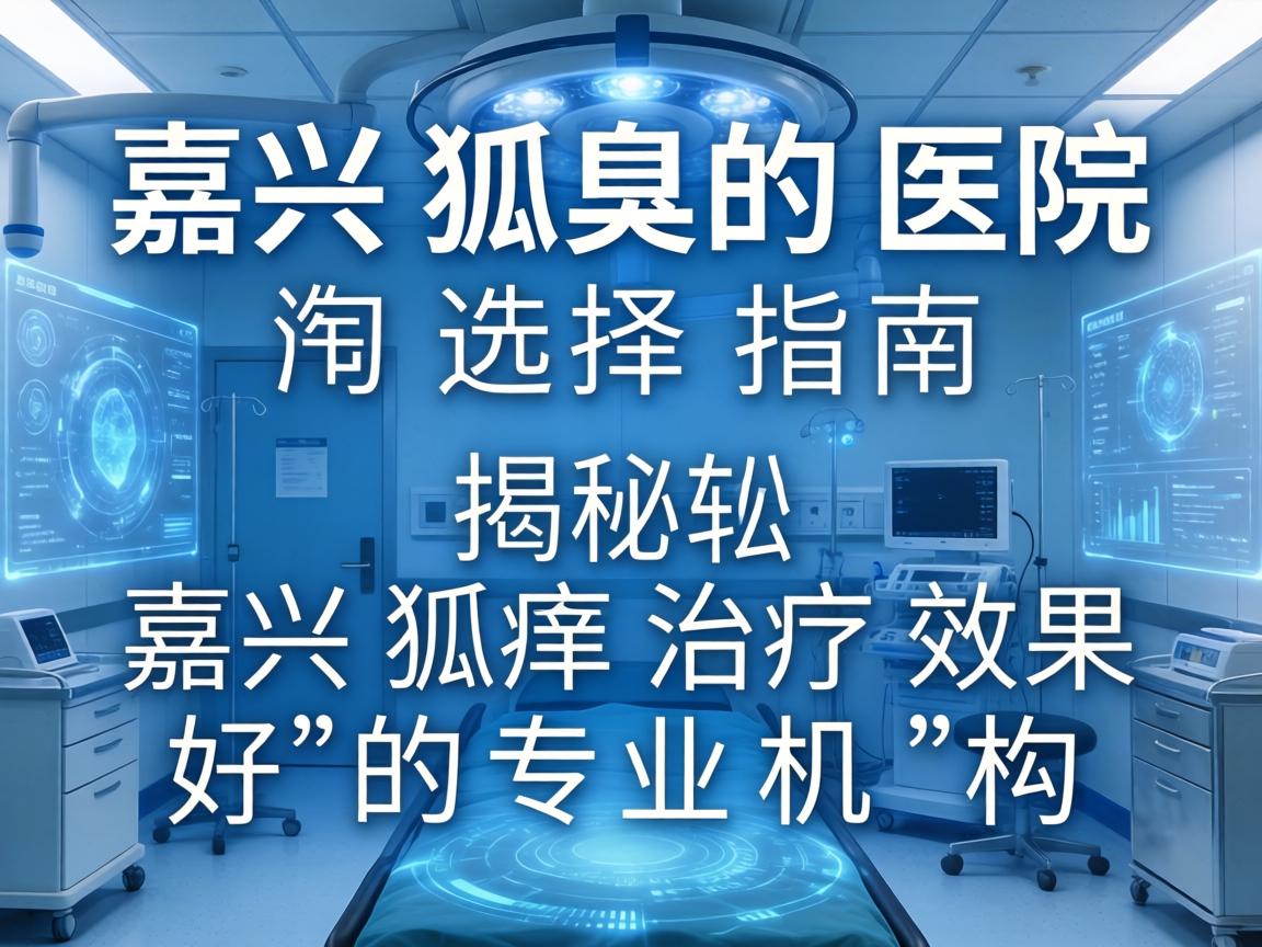 嘉兴狐臭医院选择指南,揭秘嘉兴狐臭治疗效果好的专业机构 嘉兴狐臭医院选择指南,揭秘嘉兴狐臭治疗效果好的专业机构