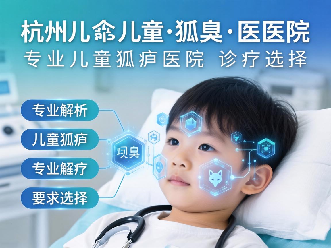杭州儿童狐臭医院解析，专业儿童狐臭医院的诊疗选择