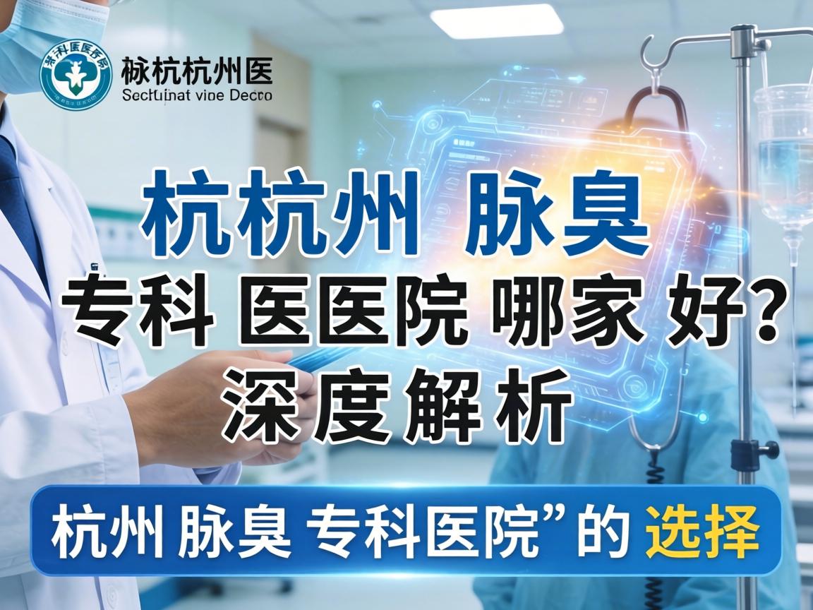 杭州腋臭专科医院哪家好？深度解析杭州腋臭专科医院的选择