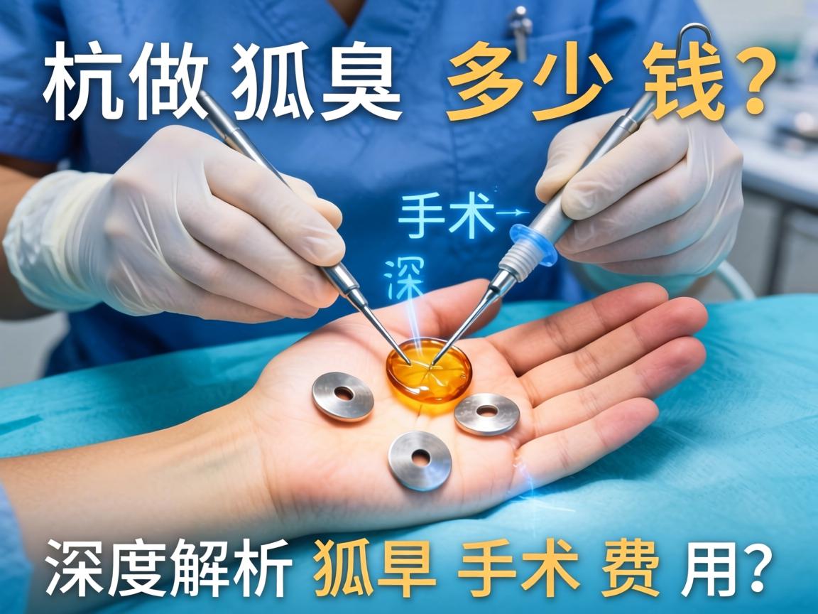 杭州做狐臭手术多少钱？深度解析狐臭手术费用