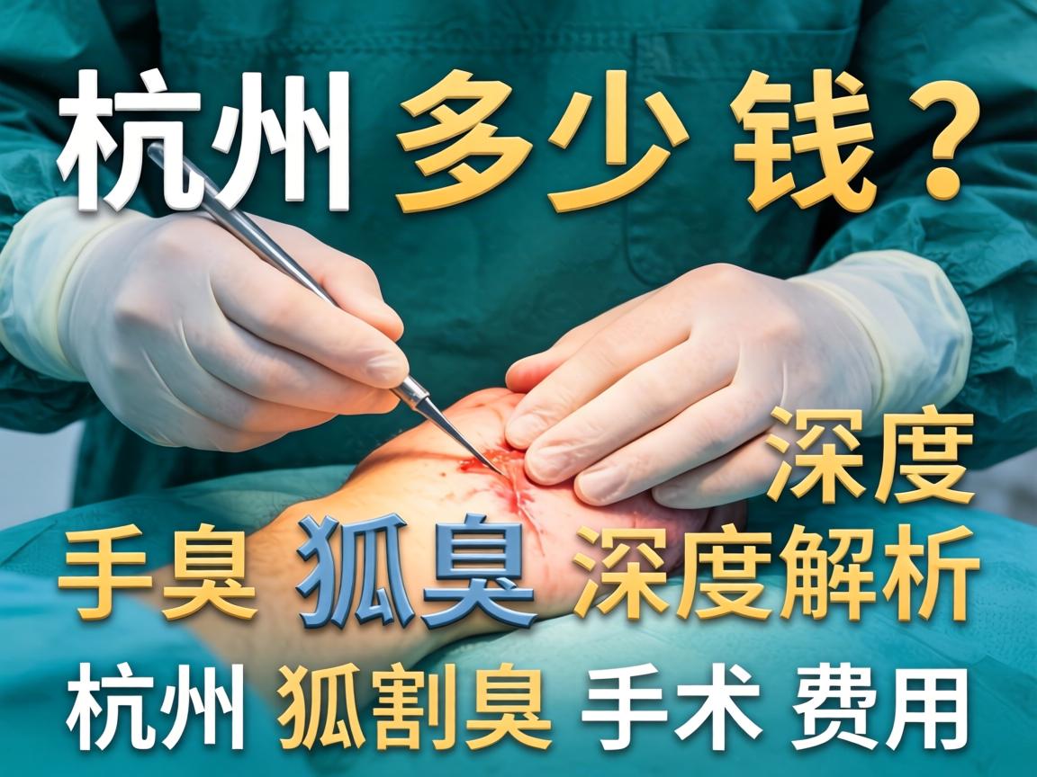 杭州割狐臭手术多少钱？深度解析杭州狐臭手术费用