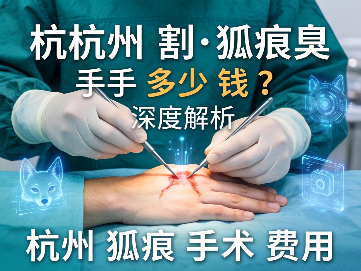 杭州割狐臭手术多少钱？深度解析杭州狐臭手术费用
