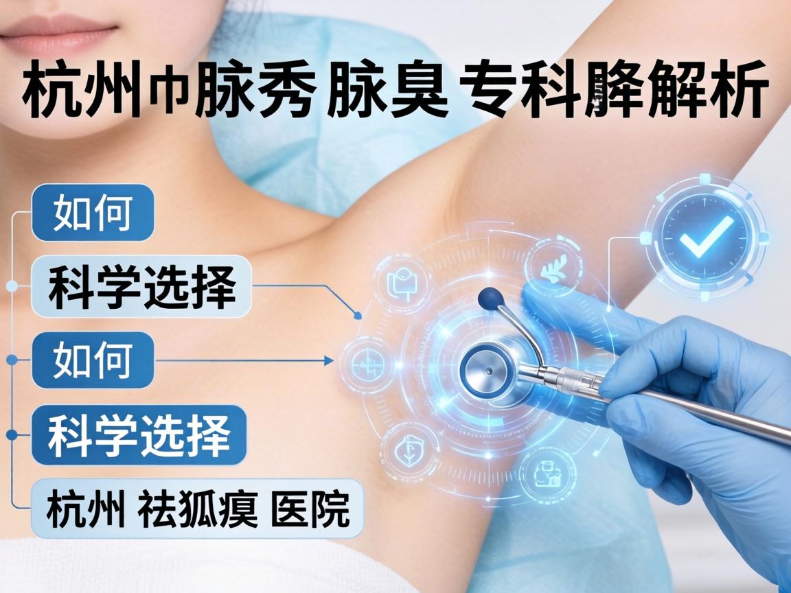 杭州腋秀腋臭专科解析，如何科学选择杭州祛狐臭医院