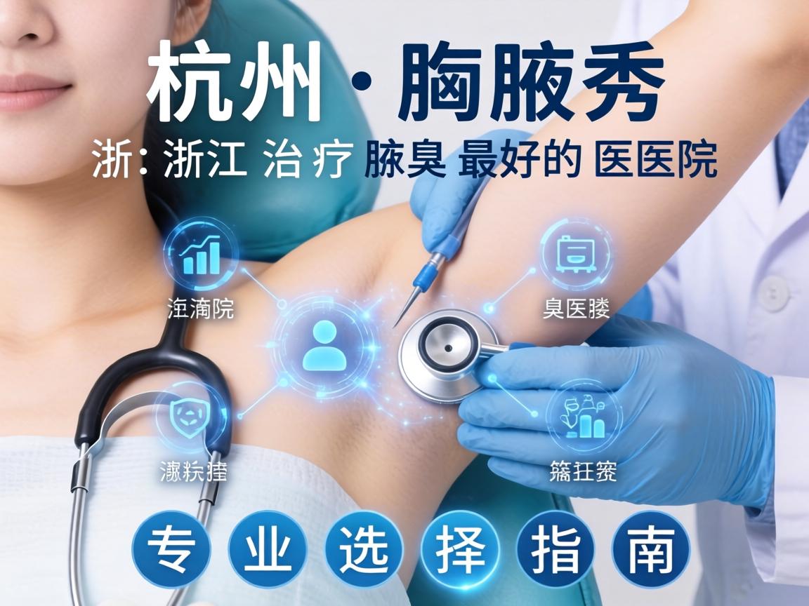 杭州腋秀解析，浙江治疗腋臭最好的医院，专业选择指南