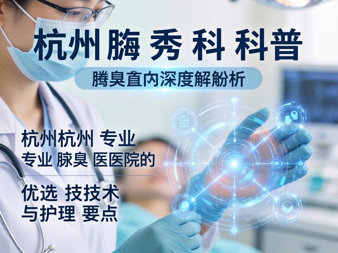 杭州腋秀科普,深度解析杭州专业腋臭医院的优选技术与护理要点 杭州腋秀科普,深度解析杭州专业腋臭医院的优选技术与护理要点