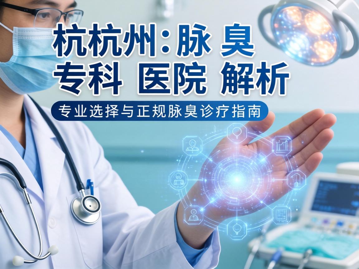 杭州腋臭专科医院解析，专业选择与正规腋臭诊疗指南