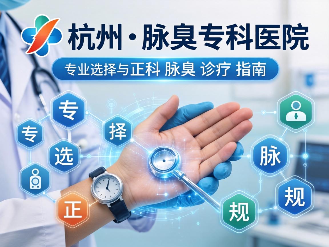 杭州腋臭专科医院解析，专业选择与正规腋臭诊疗指南