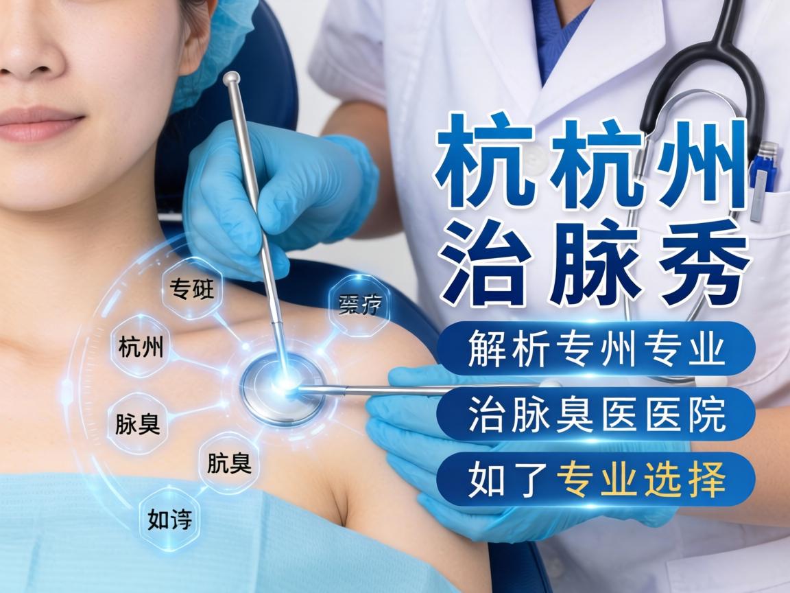 杭州腋秀解析，杭州专业治腋臭医院如何专业选择