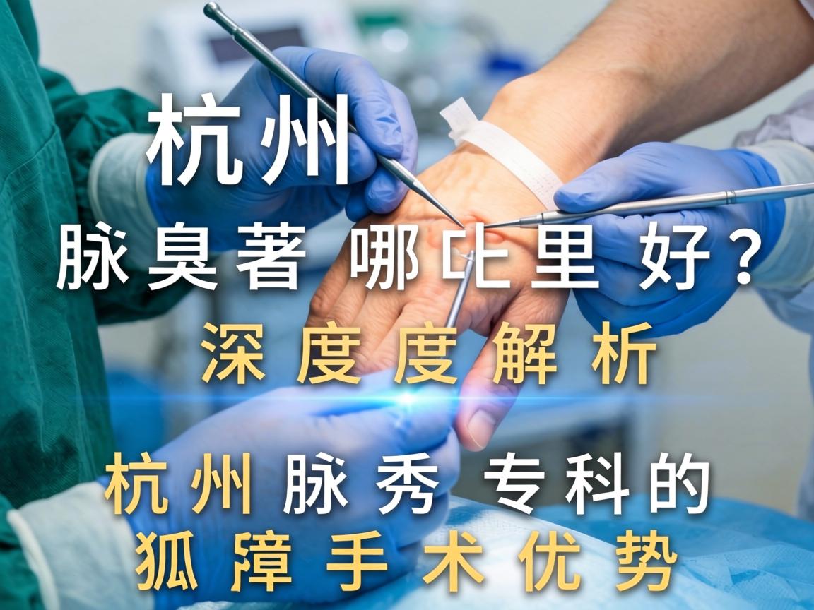 杭州腋臭手术哪里好？深度解析杭州腋秀专科的狐臭手术优势