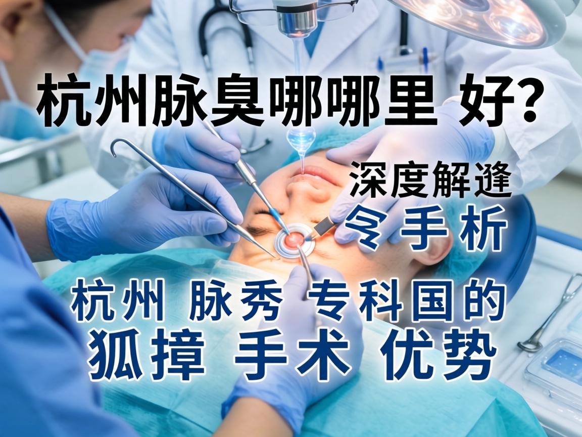 杭州腋臭手术哪里好？深度解析杭州腋秀专科的狐臭手术优势